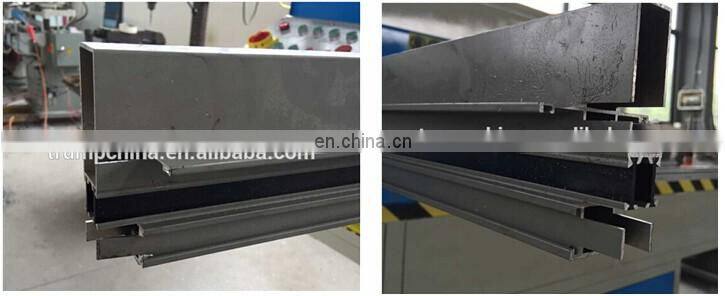 4 cutters or 5 cutters big heavy duty automatic Aluminum and UPVC window door mullion end milling machine