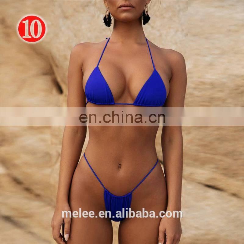 RTS Custom Sexy Women Micro Mayo Maillot De Bain Sexi Hot Women Fashion Show Extreme Mini Swimwear Bikini