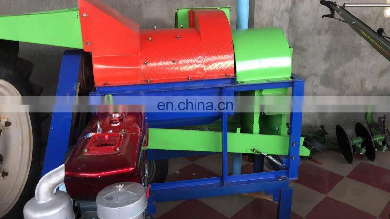 12HP diesel engine high efficiency mini rice and wheat thresher price