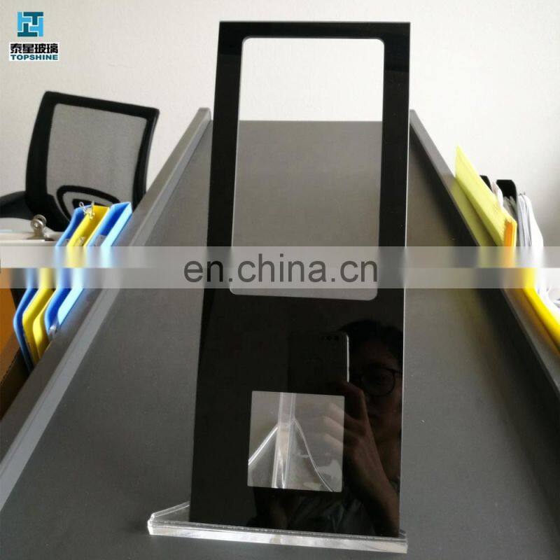 4mm tempered glass with silk screen printing for washing machine
