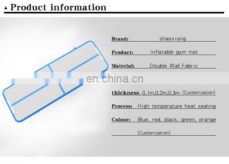 Inflatable Crash Mat Air Track Floor Home Gymnastics Training Mat Inflatable Air Tumbling Track Gym
