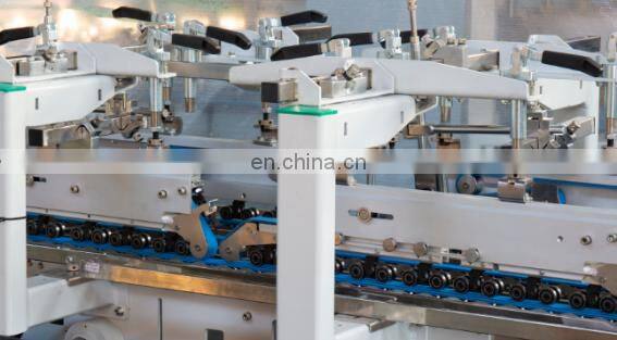 1100-Straight line-double side-lock bottom-4&6 corner Folding Gluing Machine