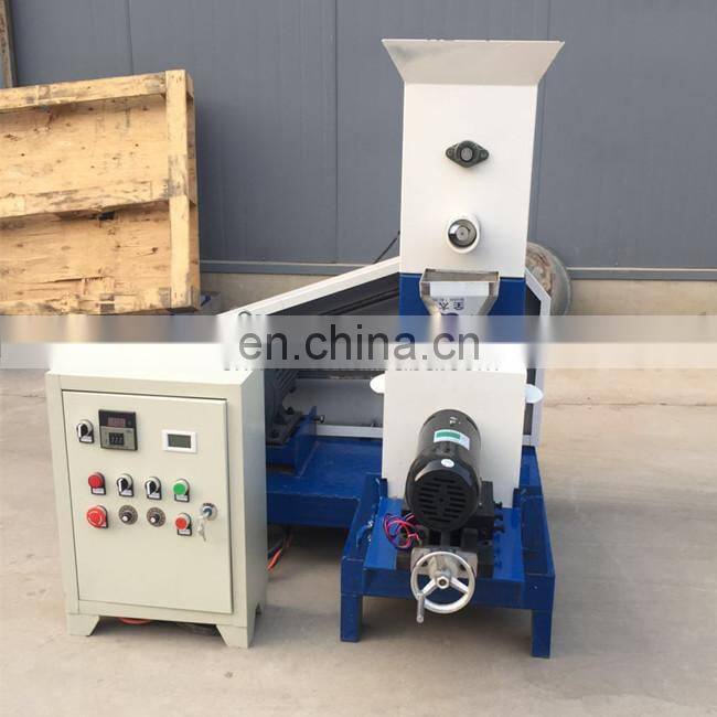 Small pet fish Shrimp Food Making Extruder Floating Fish Feed Pellet Machine