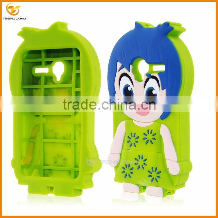 new fashion cute little girls silicon soft case for alcatel one touch pixi 3 3.5