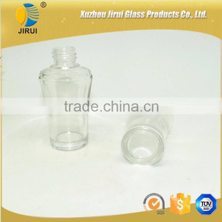 30ml fancy clear cosmetic jar and glass lotion bottle
