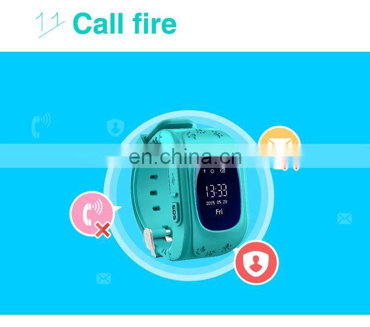 Reloj talking tracker smart wach touch smartwatch Q50 GPS kids LCD eled safety for kids with sim walkie talkies talkie