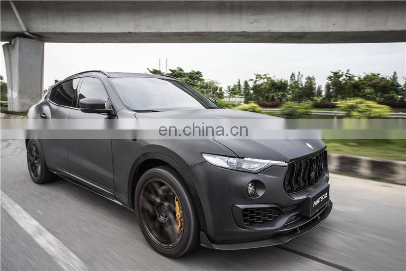Runde Top Ranking For Maserati Levante Real Carbon Fiber Body Kit Front Lip Rear Diffuser Spoiler Middle Wing