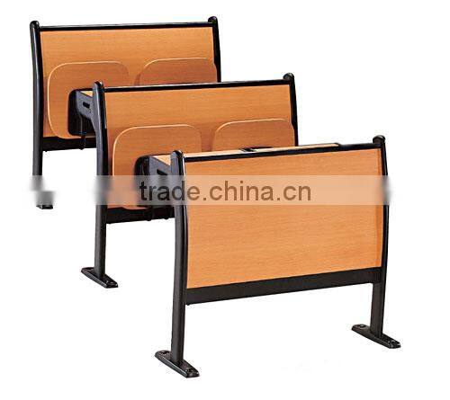 Wooden metal good price school desk with chair classroom furniture TC003-E