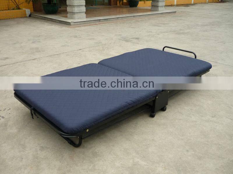 Metal Single Guest Folding Mattress Bed