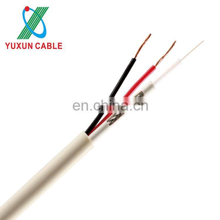 Competitive Price 75Ohm Mini Coaxial RG59+2 Composite Cable