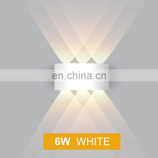 LED Wall Lamp Outdoor Waterproof Garden Lighting Aluminum Indoor Bedroom Living Room Stairs Wall Light