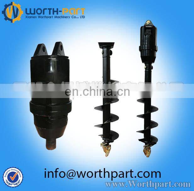 Excavator Auger For Earth Drilling Earth Drilling Machine