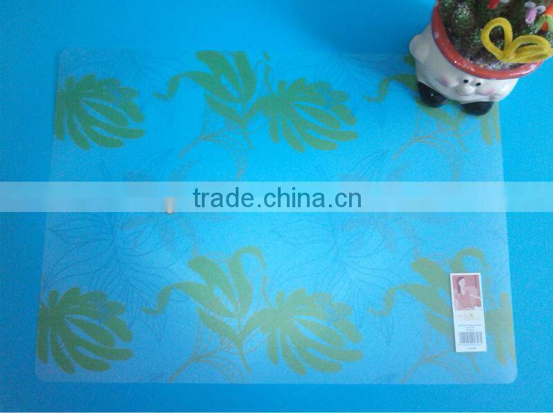 Eco friendly custom design pp placemat, heat waterproof Dining table placemat