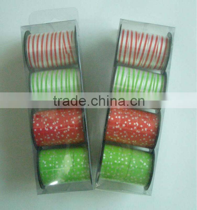 Ribbon/Plastic Ribbon for Holiday Party/bows making material