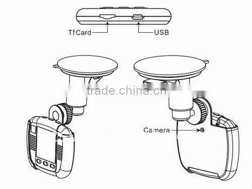 Cute Series ! Car Black Box with 1.5 inch TFT Screen + Photo Taking+ Screen Saver + Motion Detect car video registrator