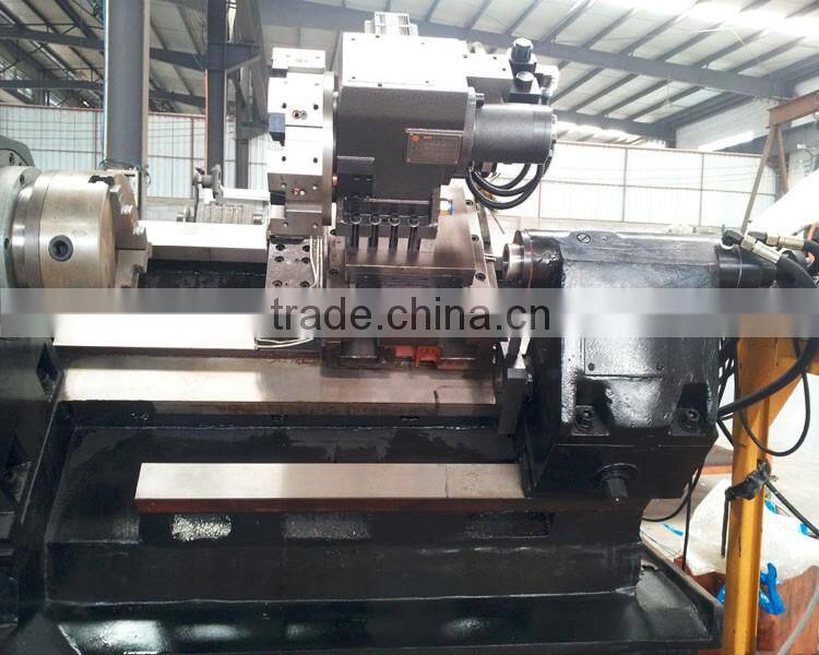 CKX400L slant bed cnc lathe machine tools 8 station tool turret 3 jaw 8" hydraulic chuck programmable tailstock