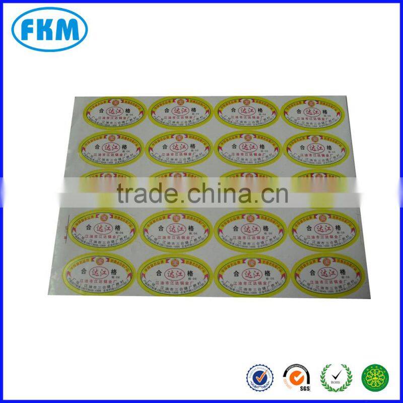 round sticker printing