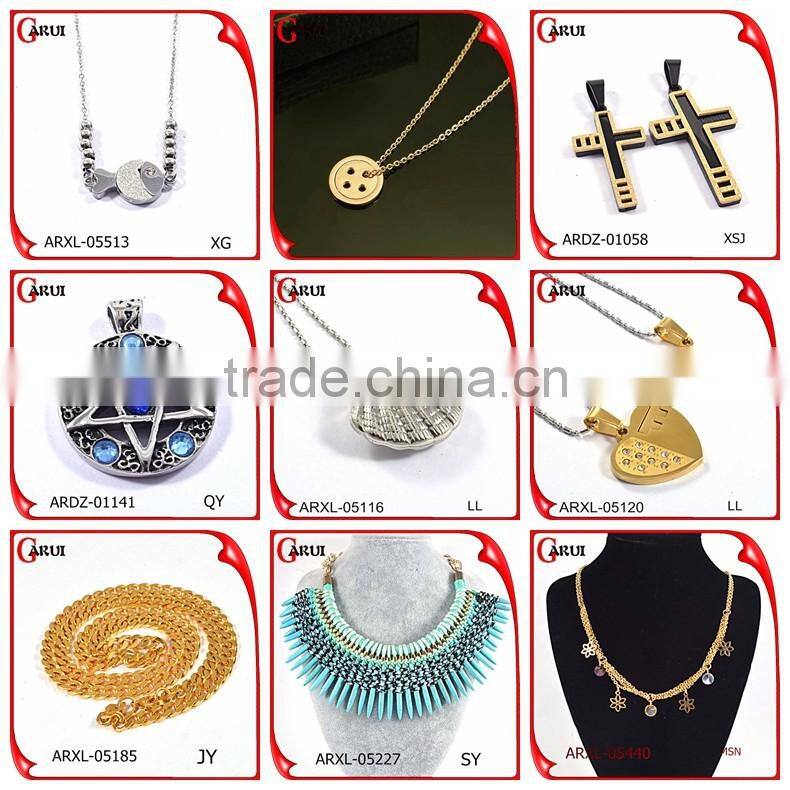 Polish jewelries punk man and women necklace stainless steel jewelry gold chain