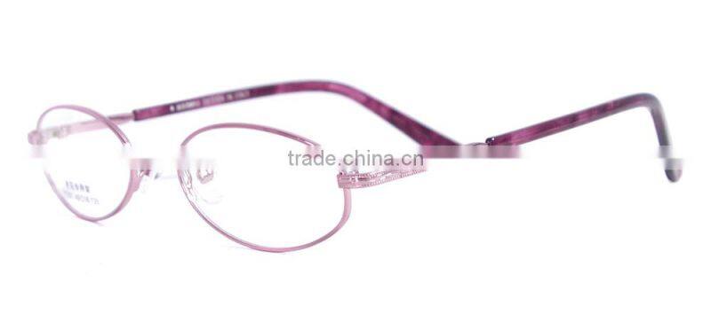 Full-rim metal oval new model fancy reading eyewear optical glasses frame from china