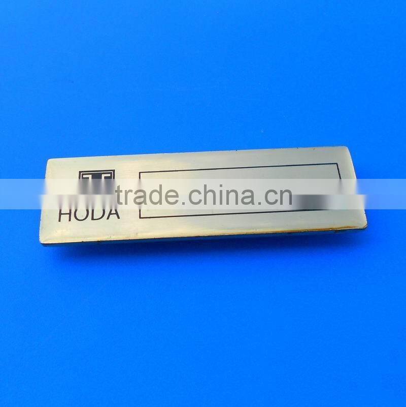 hard plastic brand name magnet custom name tags