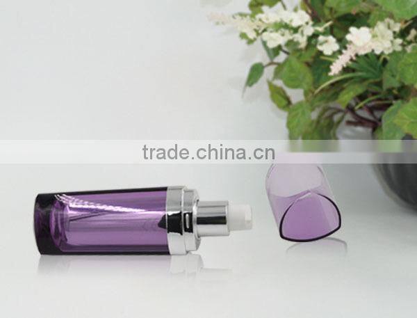 2015 Popular Acrylic Plastic Pump Bottle for Skincare Facial Lotion
