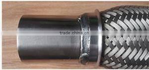 43mm ID Car exhaust system accessory flexible pipe with interlock
