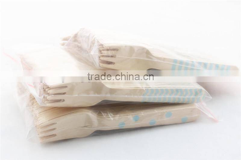 Colorful Mini Wooden Knife/Spoon/Fork Flatware For Party