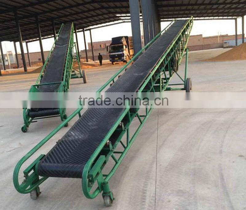 Rubber PVC acclivitous belt conveyor price