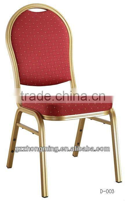 Modern Fabric Stacking Banquet Hotel Chair Hotel Chairs Furniture/Steel Frame Cheap Banquet Chair D-001