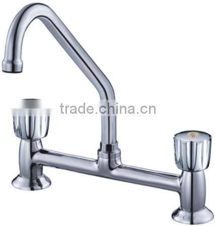 Durable kitchen faucet with long neck