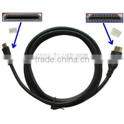 1.8M Black Mini 19Pin to19Pin Cable