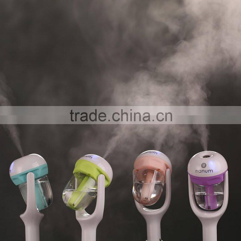 AWH088 Colorful mini personal handheld humidifier usb car air humidifier