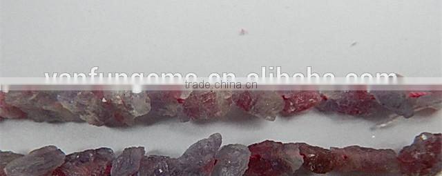 AB grade natural rough red tourmaline chips