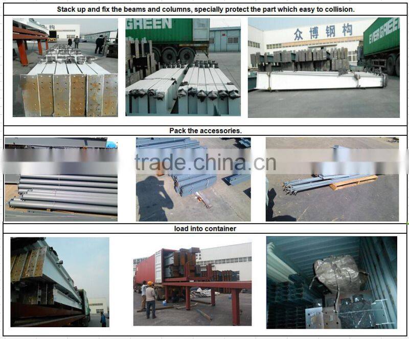 professional steel structure building design, manufacture and installation
