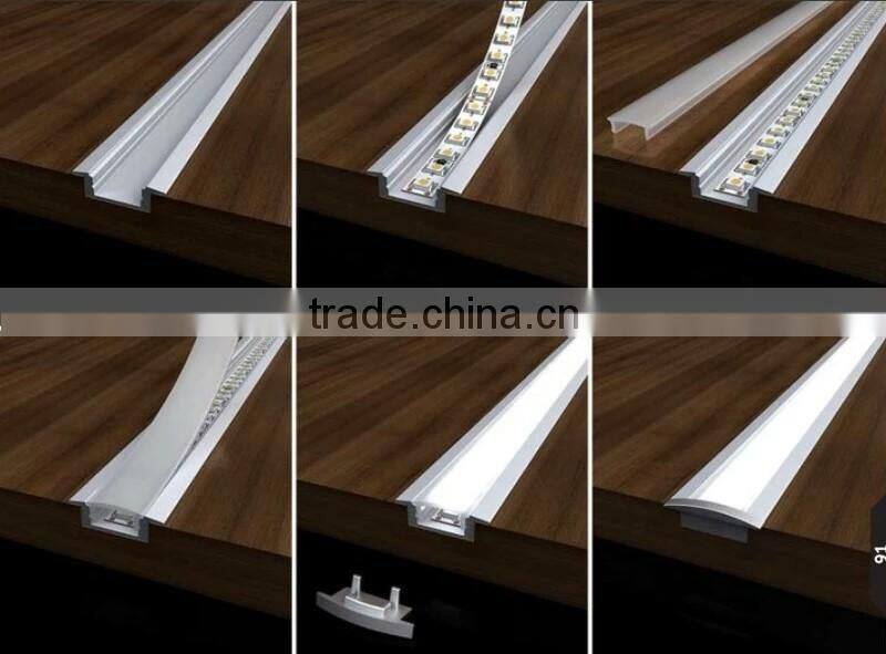 15mm recessed aluminium linear led profile light