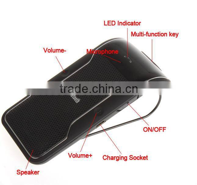 2015 wholesale chinese bluetooth handsfree car kit