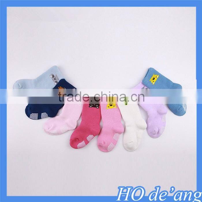 Hogift cartoon baby warm autumn and winter cotton socks dispensing non-slip socks terry baby socks MHo-207