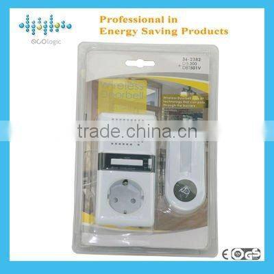 2012 intelligent wireless doorbell in 433Mhz frequency outdoor and indoor