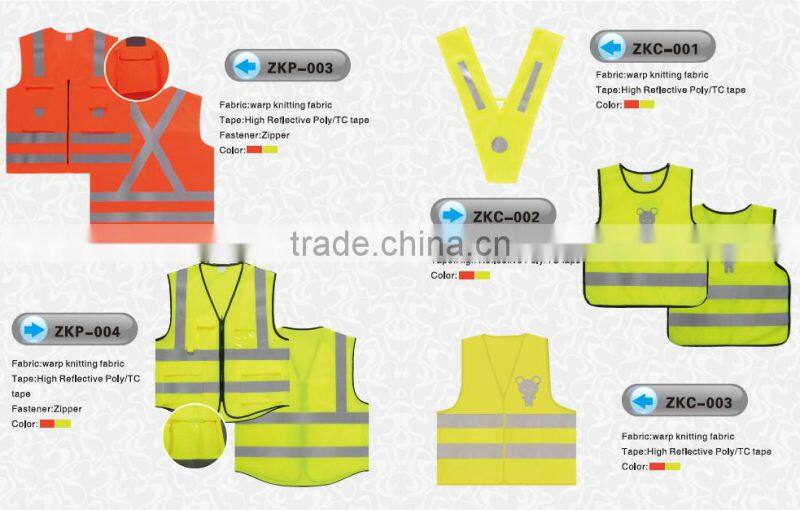 Hi-vis EN20471 disposable work safety vest with pockets