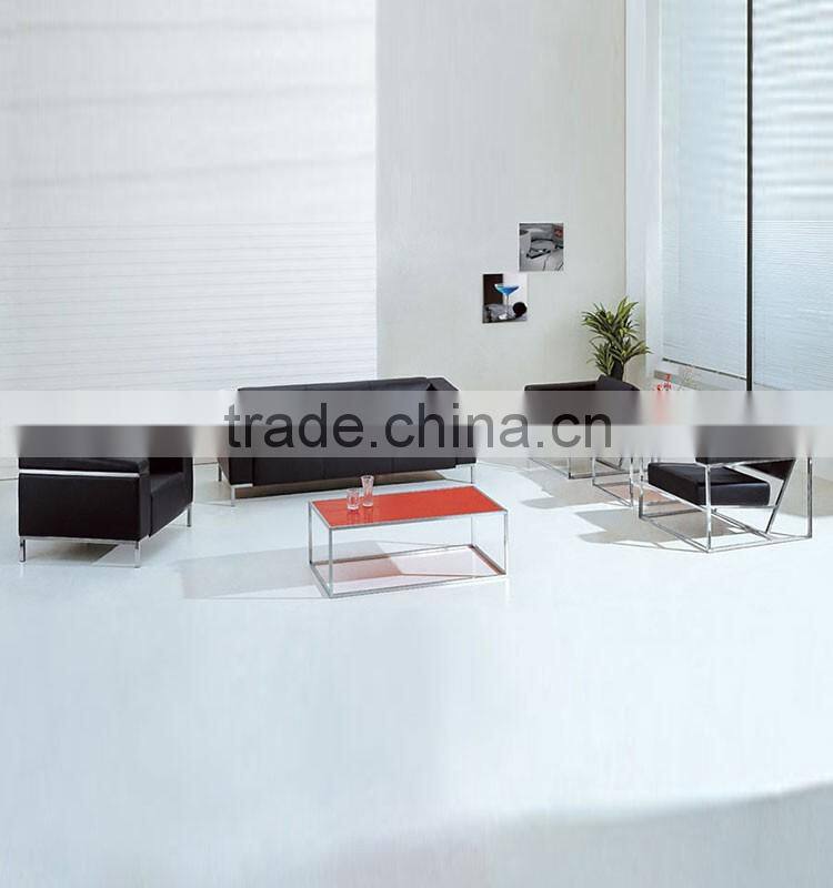 Hot Sale Black Waterproof Cheap Leather Office Sofa