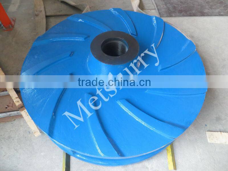 Centrifugal slurry pump spare parts impeller 12/10