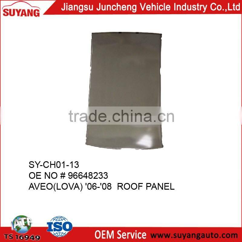 Auto metal body parts chevrolet aveo roof panel