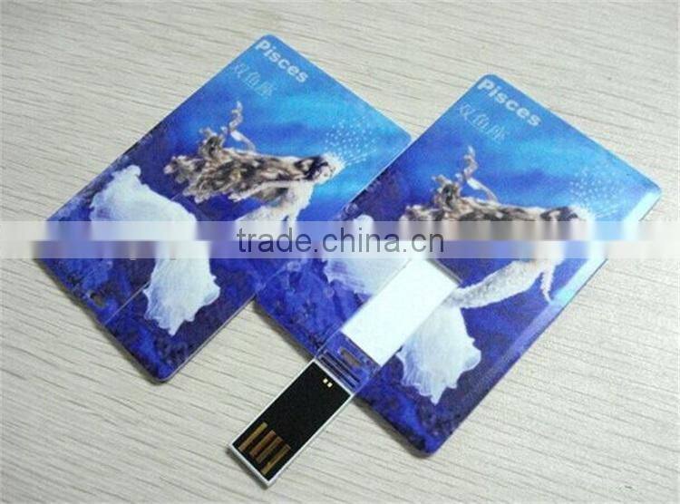 The Thinnest Credit Card Shaped Usb Flash Drive with flip chips