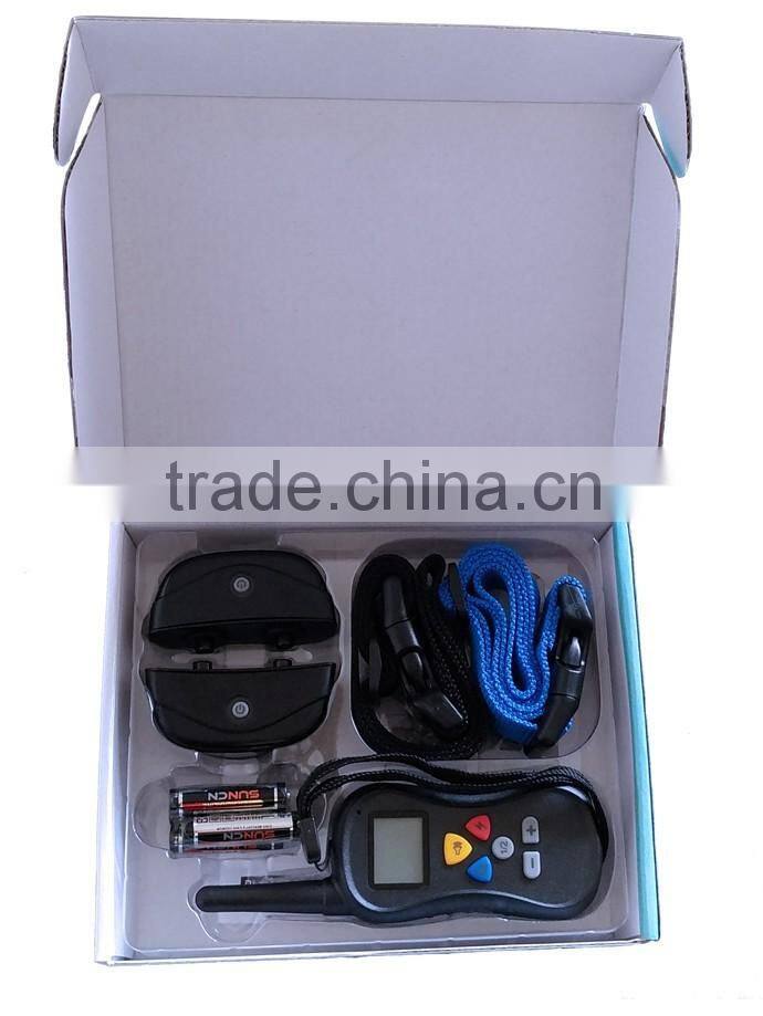 2016 Big LCD display&300 meters range Remote Dog Training Collar