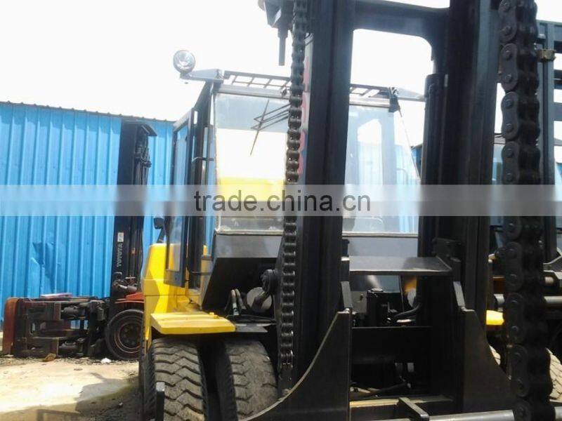 Used condition diesel engine TCM 15t forklift second hand TCM automatic transmission 15t forklift lifter for sale in shanghai