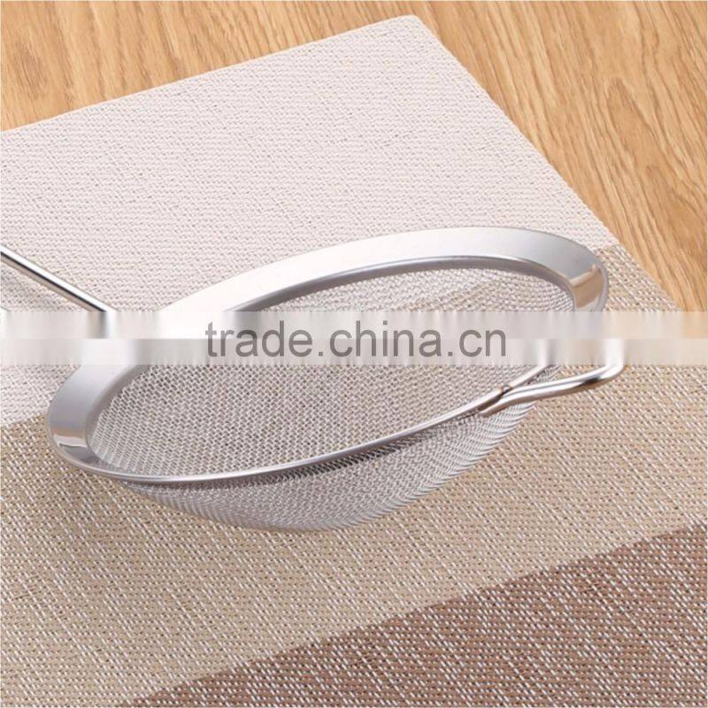 kitchen round food net leakage powder leakage resistance oil strainer