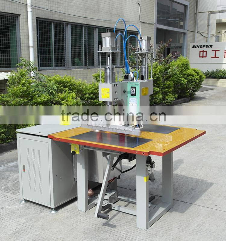 Leather embossing double head high frequency machine on sale