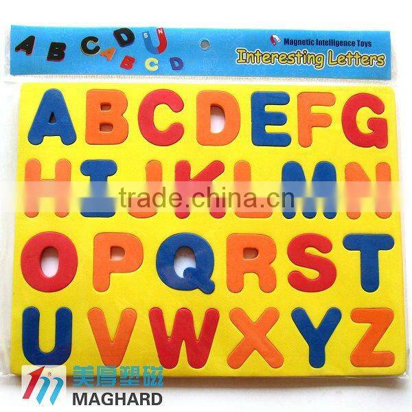 Magnetic EVA Letters/Interesting Magnetic Educational Toys,magnetic EVA game set for children