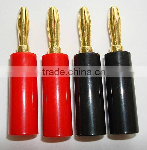 4mm banana plug and socket with insulated body