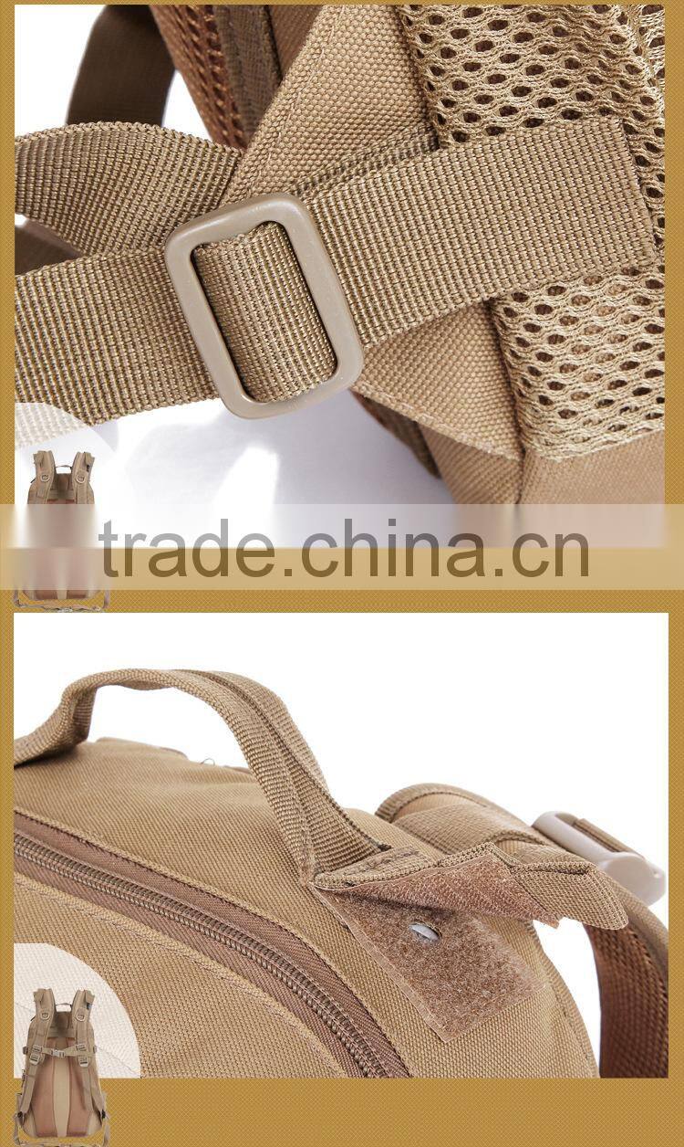 2016 Large capacity camouflage military backpack for outdoor activities